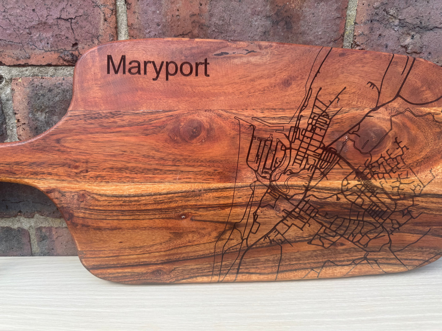 Maryport Map Chopping Board