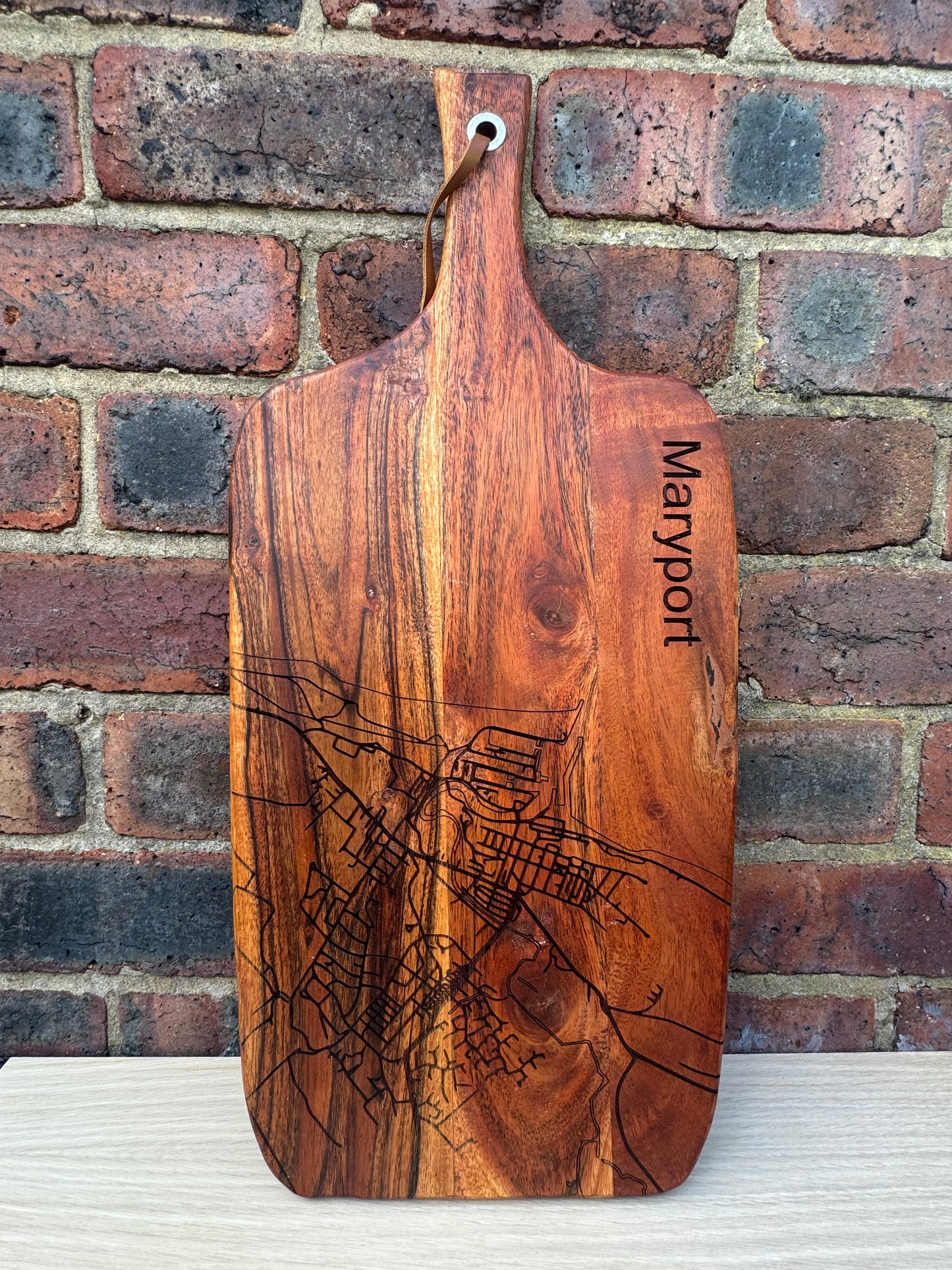 Maryport Map Chopping Board